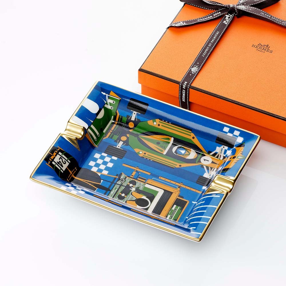 HERMES エルメス 灰皿 3H ファースト ＆ シック 名入れ彫刻代込み 名前