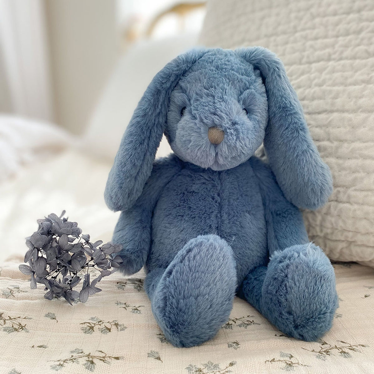 モナミ MON AMI ブルー バニー ぬいぐるみ 人形 おもちゃ ST1251