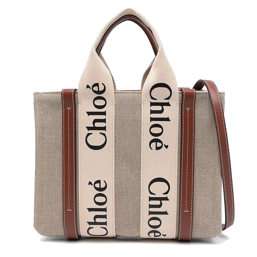 クロエ Chloe スモールトートバッグ CHC22AS397I26 90U ブラウン WOODY