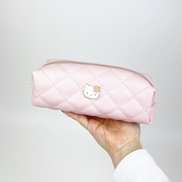 サンリオ ハローキティ キルトペンポーチ ピンクキルト ペンケース