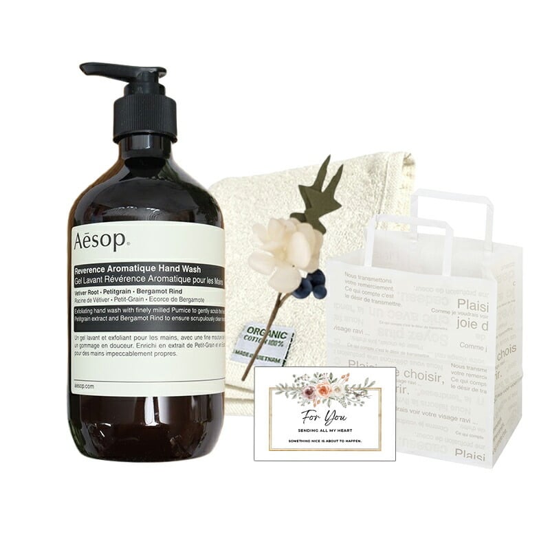 イソップ ハンドウォッシュ 500mL ＆ オーガニックコットン フェイス