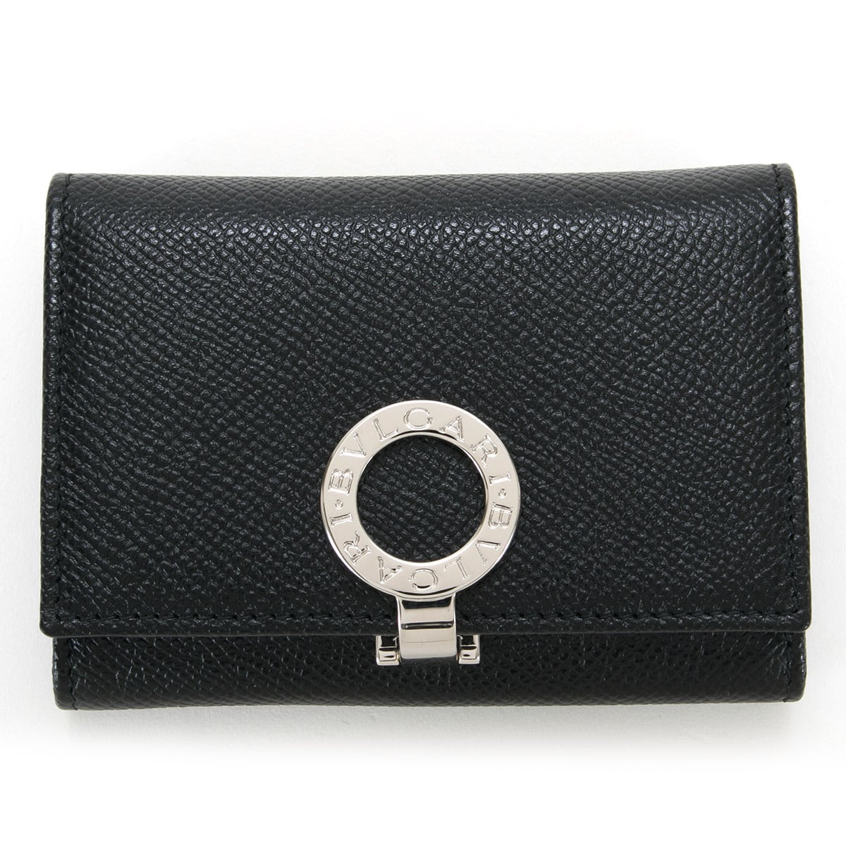 名入れ】 ブルガリ カードケース スリム メンズ ブランド 本革 BVLGARI