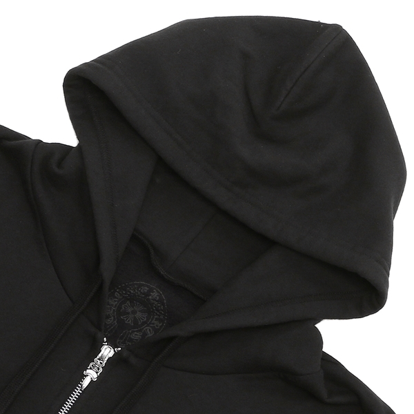 クロムハーツ パーカー ジップ XLサイズ ブラック メンズ CHROME