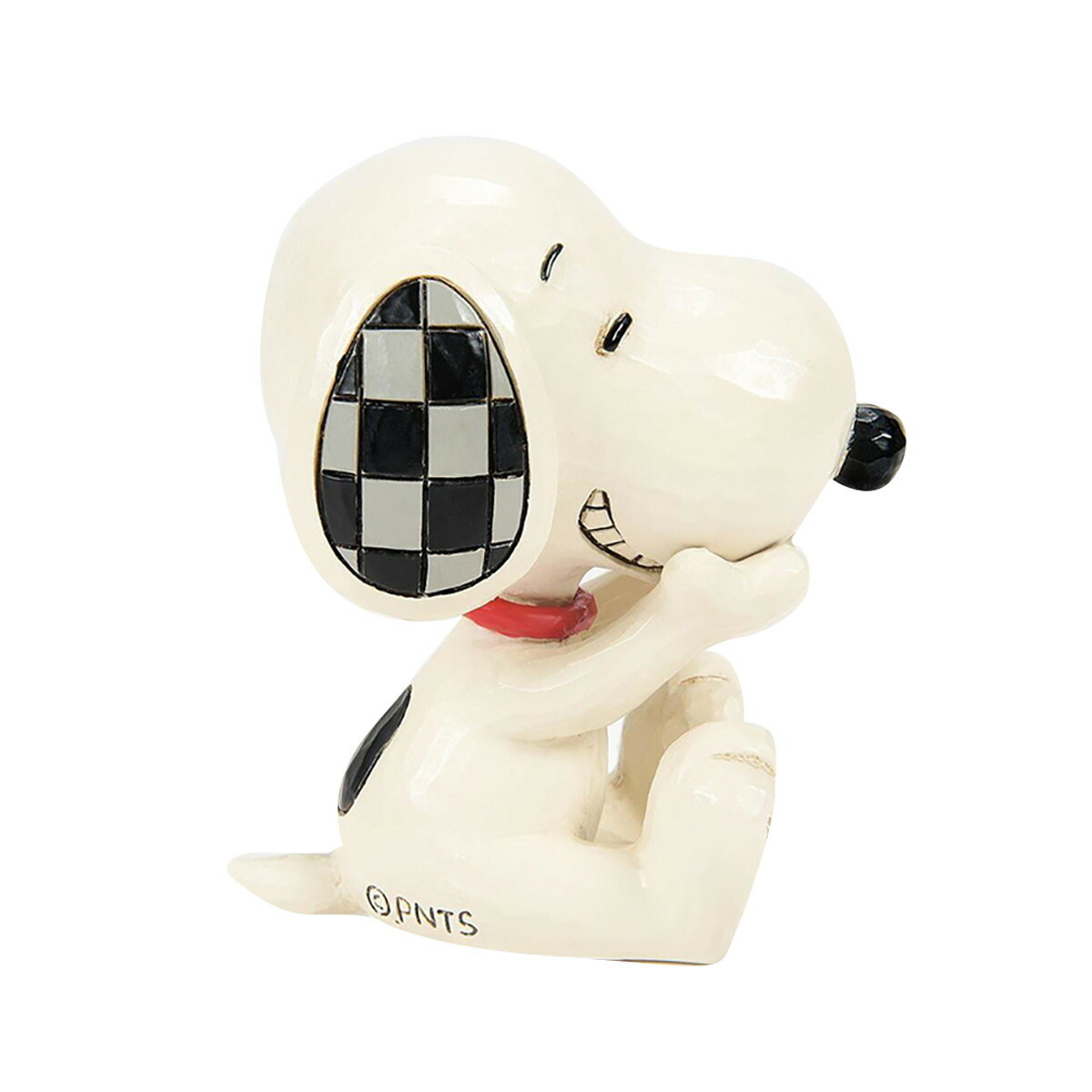 ジム ショア Jim Shore スヌーピー ラフィング ミニ フィギュア 置物