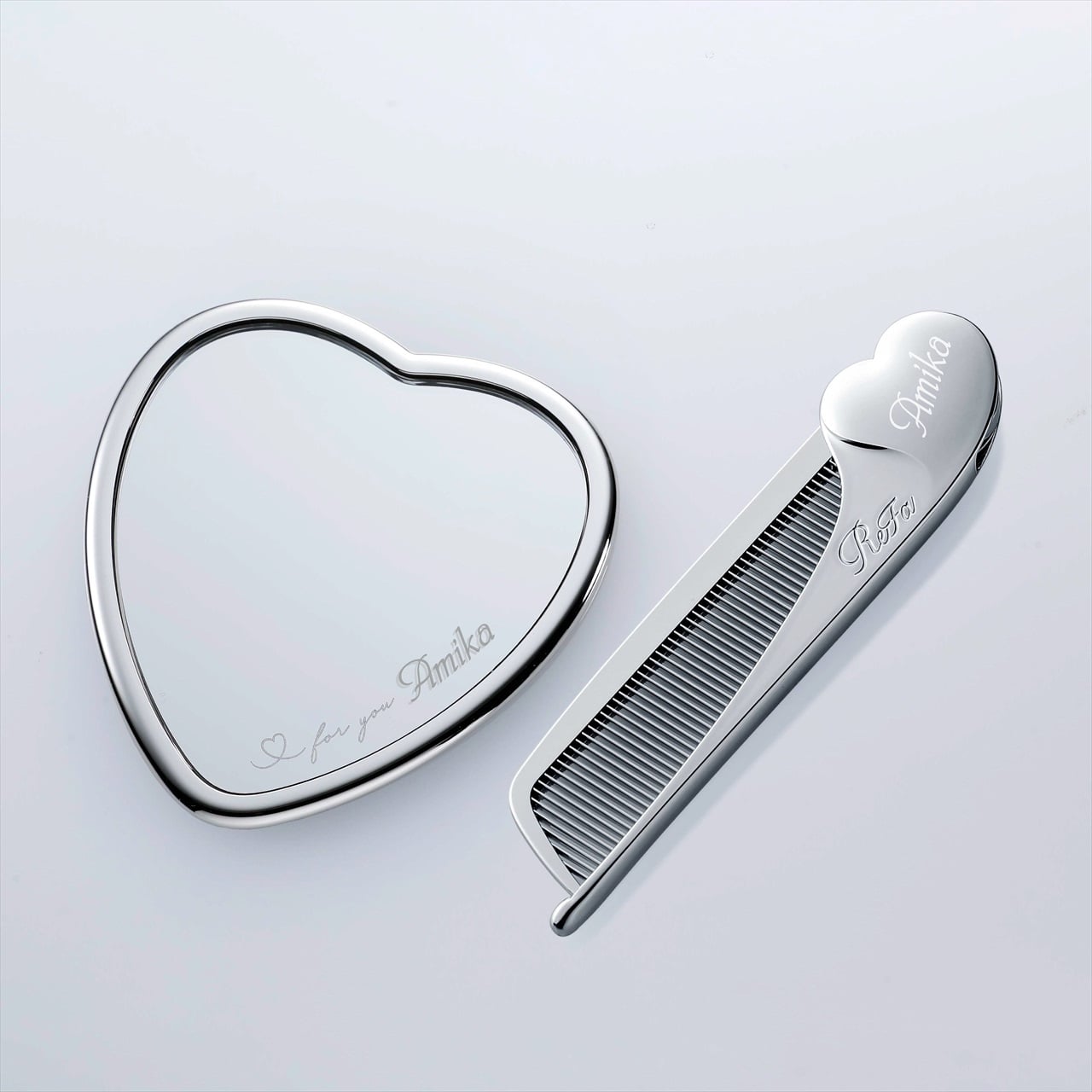 ReFa リファ ハートコーム アイラ・ハートミラー シルバー 2点セット