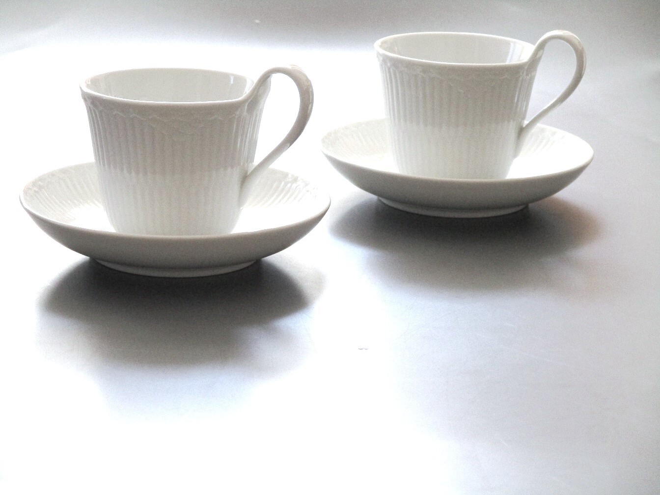 ロイヤルコペンハーゲンROYAL COPENHAGENホワイトハーフレース ハイ