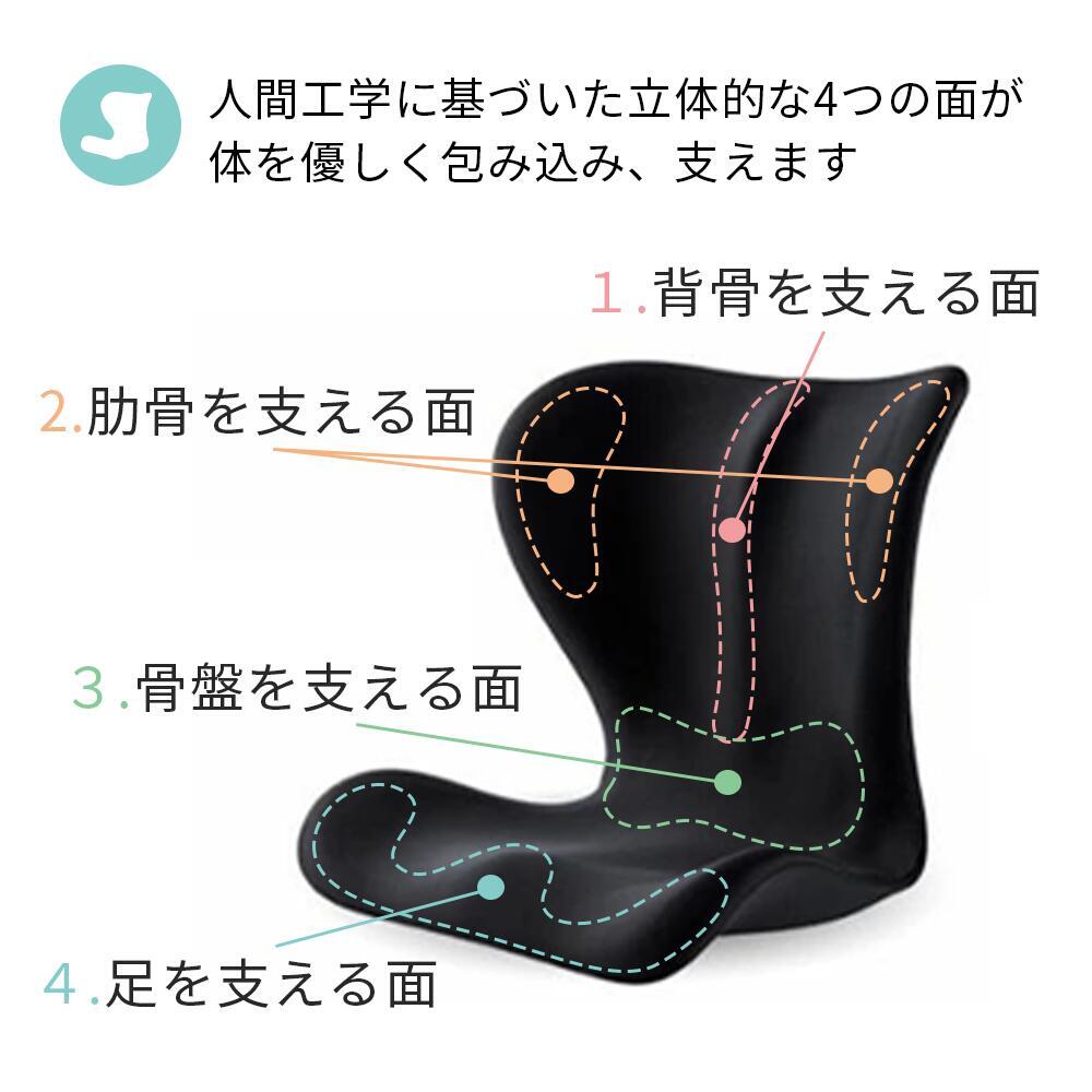 骨盤矯正 椅子 ボディメイクシート バランスチェア 座椅子 腰 猫背
