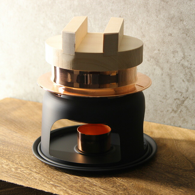 新光堂 純銅ごはんはどうだ 釜めしセット 1合炊き CMS-S[ご飯釜 銅