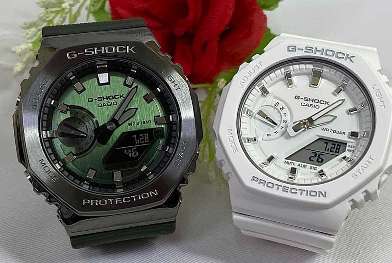 カシオ 恋人たちのGショック ペアウォッチ G-SHOCK GM-2100B-3AJF GMA