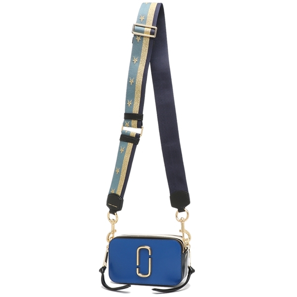 マークジェイコブス ショルダーバッグ ザ スナップショット ブルー