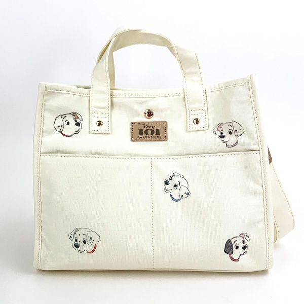 ディズニー キャンバスオデカケトートバッグ 101匹わんちゃん