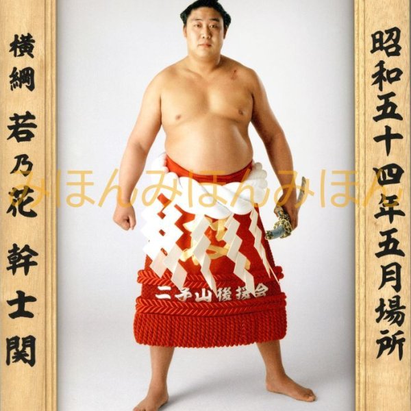 若乃花幹士関 優勝ミニ額 大相撲ミニ額 大相撲優勝額 昭和54年5月