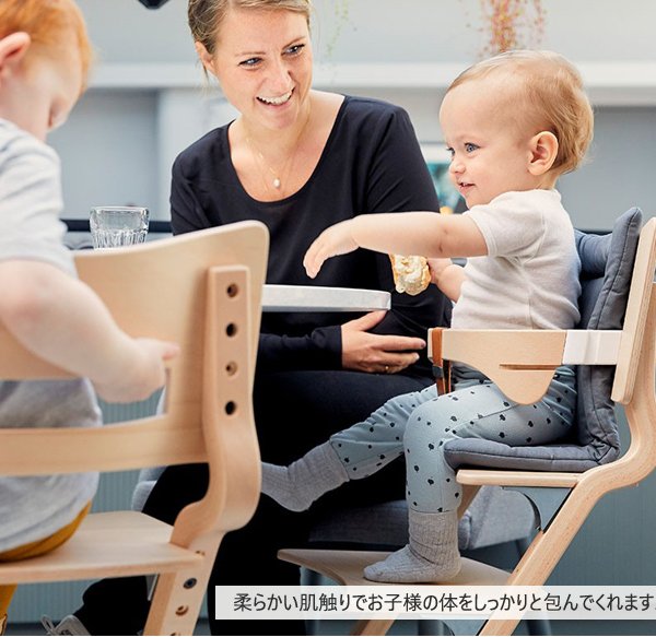 リエンダー クッション Leander 綿 オーガニックコットン ハイチェア