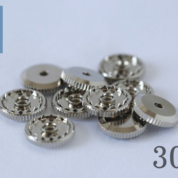バッジ裏金具（留め具）【お得】30個セット（10個＊3セット