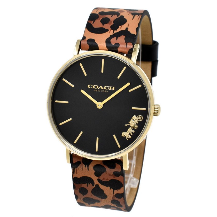 コーチ COACH 腕時計 14503712 PERRY ペリー ヒョウ柄 アナログ 時計