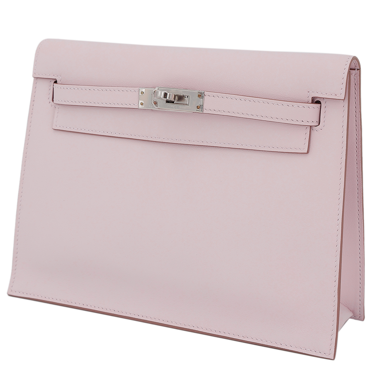 HERMÈS Kelly Danse shoulder bag in Mauve Pale Swift leather with