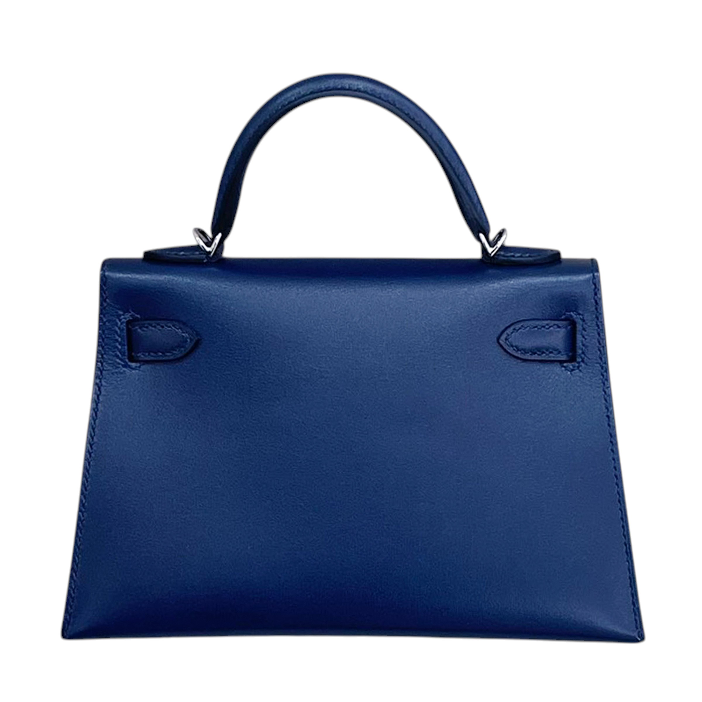 ランク N 新品 HERMÈS エルメス ミニケリー2 クルーテ ブルーアビス