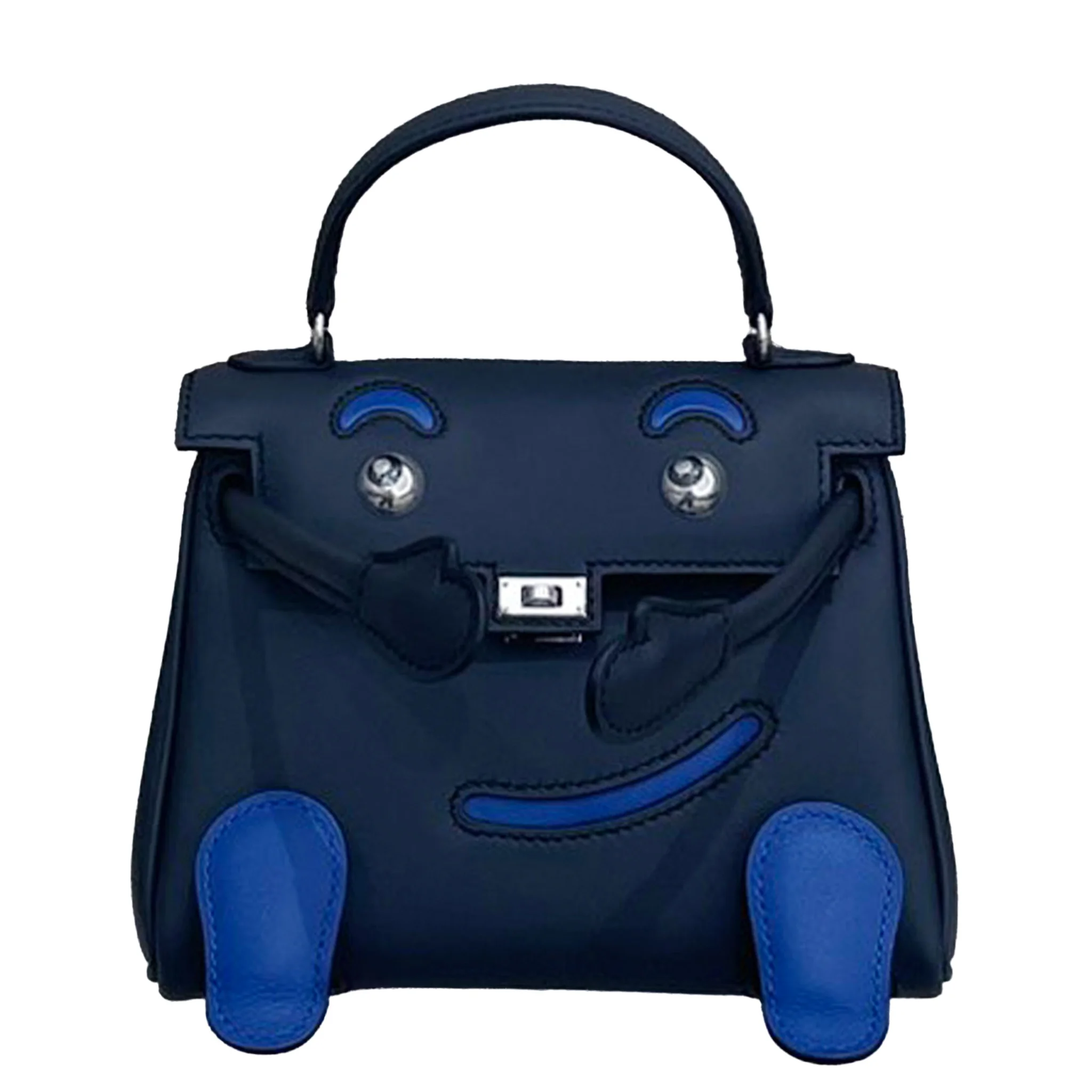 ランク N 新品 HERMÈS エルメス ケリードール ブルーインディゴ (76