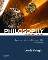 洋書 Philosophy Here and Now Fourth Edition Philosophy Here and