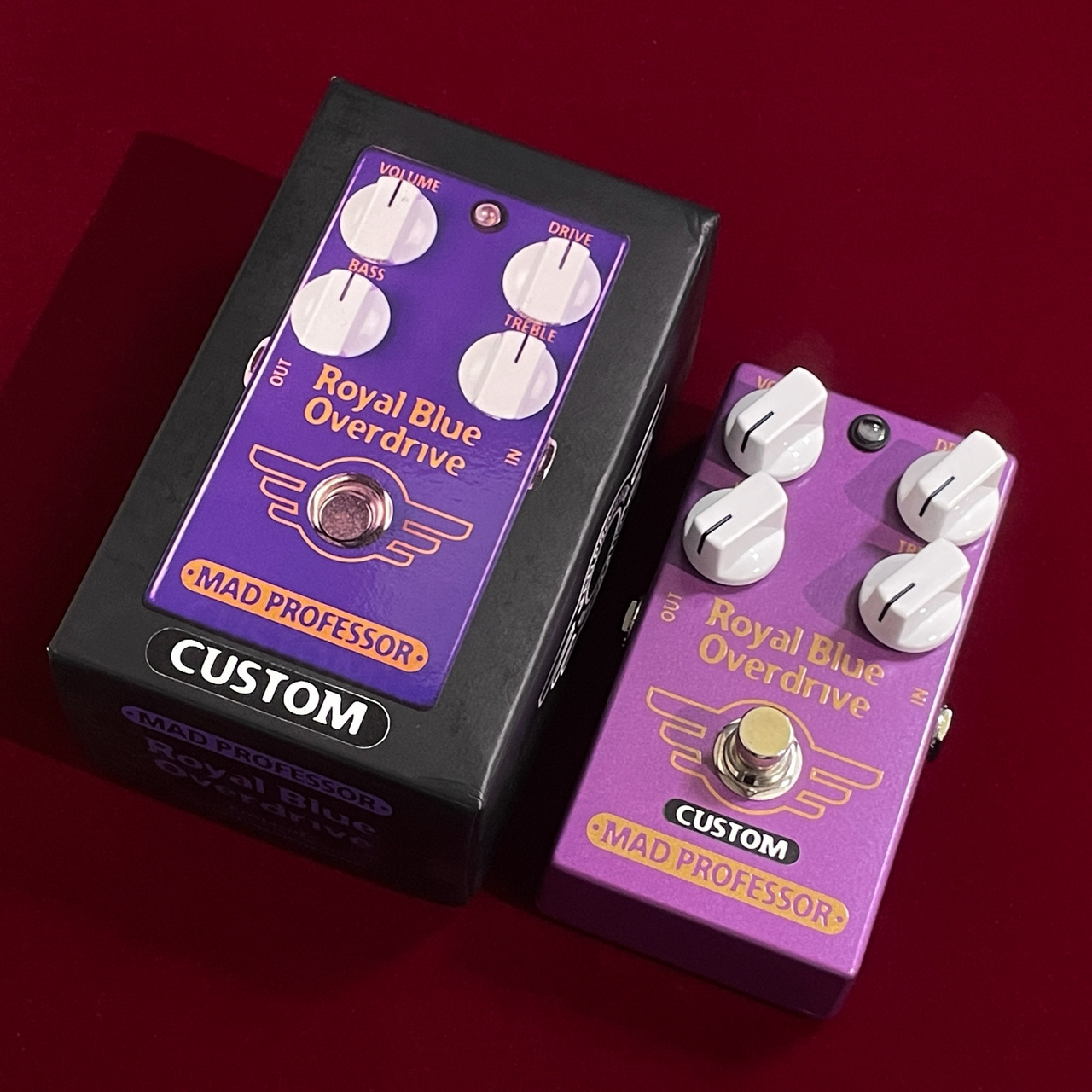 MAD PROFESSOR Royal Blue Overdrive CUSTOM Bluebird mod 【CUSTOM