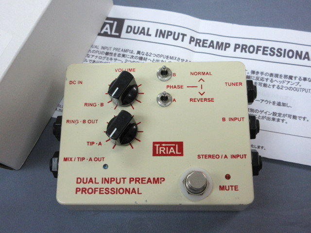TRIAL DUAL INPUT PREAMP PROFESSIONAL （中古）【楽器検索デジマート】