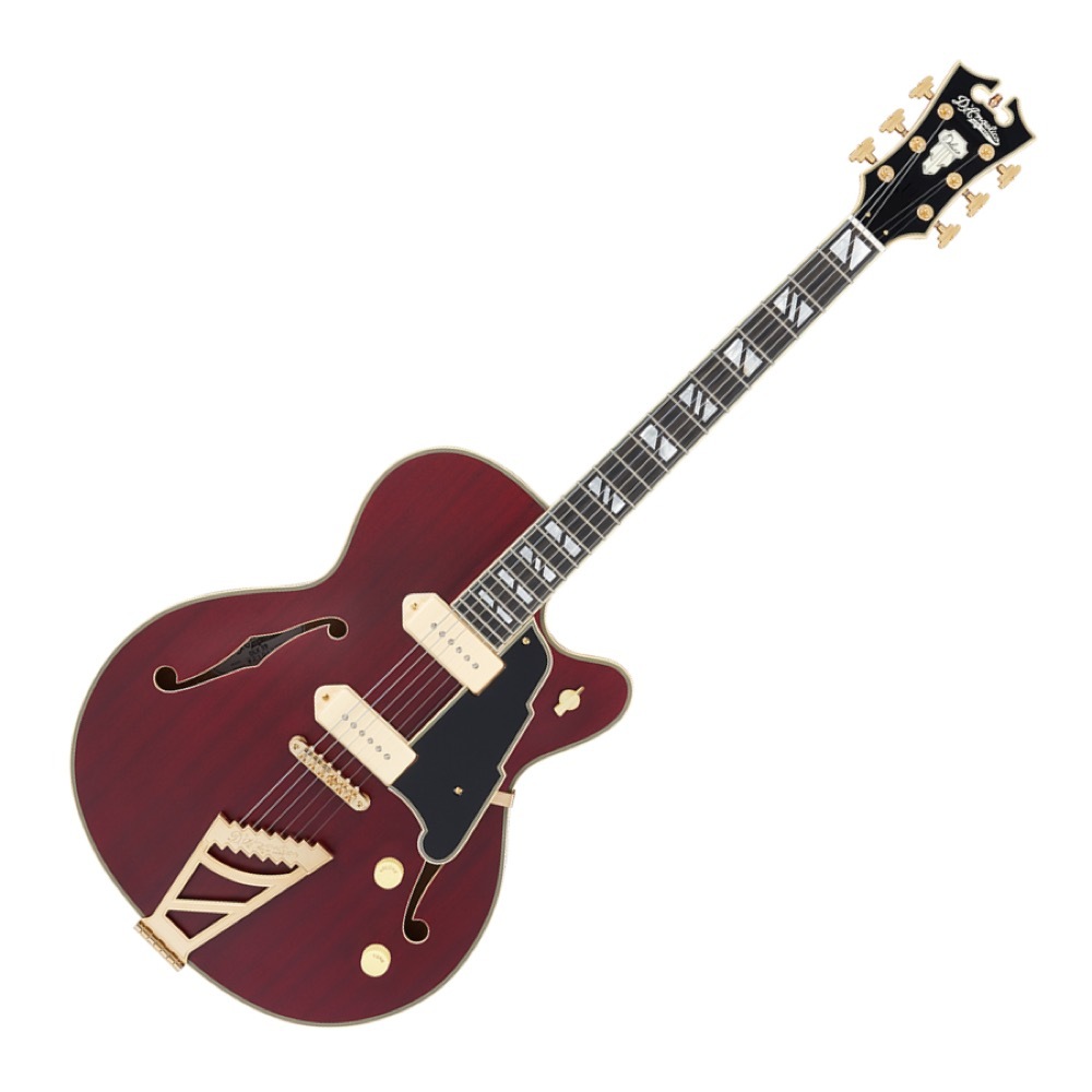 D'Angelico ディアンジェリコ Deluxe 59 Satin Trans Wine エレキ