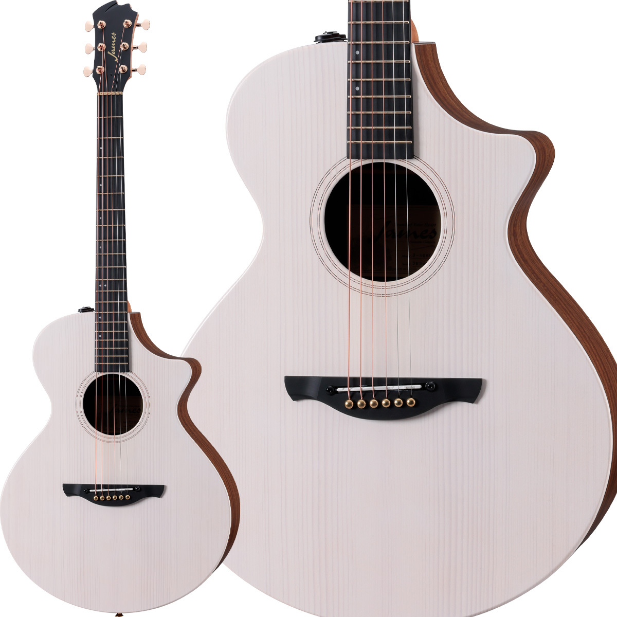 James J-300C II See-through White アコースティックギター（新品