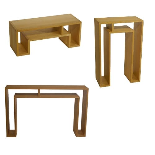 SHOJI ショージ オケージョナルテーブル 3点セット（コンソール