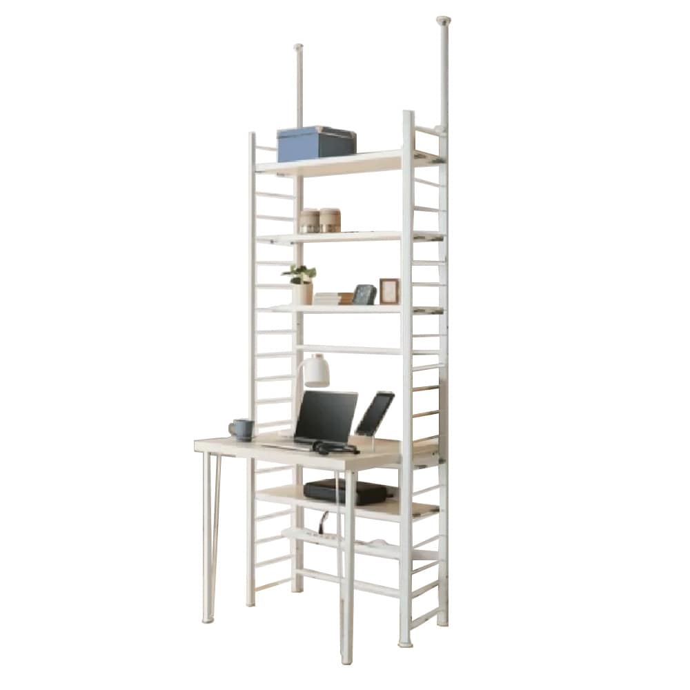 突っ張り式高さ調節シリーズ 伸長デスクラック 幅90cm 通販 - ディノス