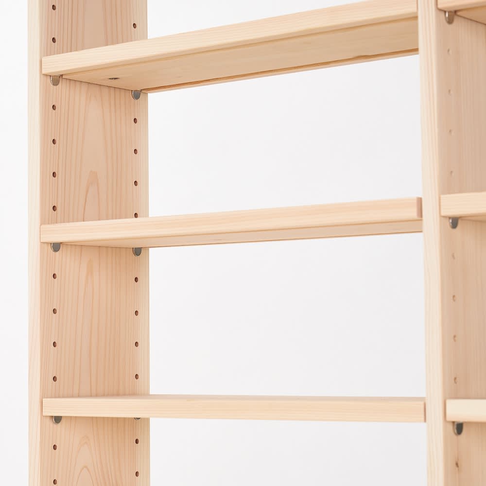 薄型奥行15cm国産東濃檜の天然木頑丈ラック 幅150cm高さ70cm 通販