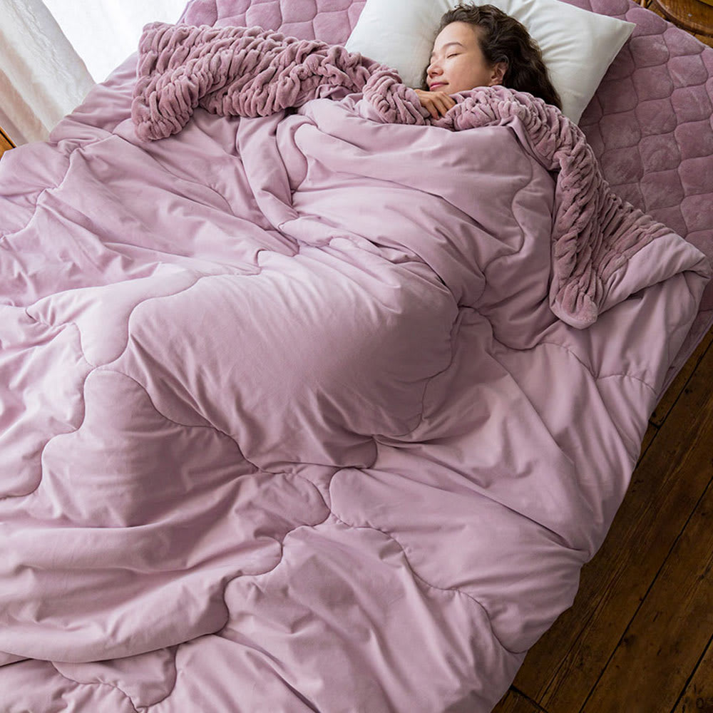 フィルネとろける岩盤浴毛布シリーズ 中わた入り掛け毛布 通販 - ディノス