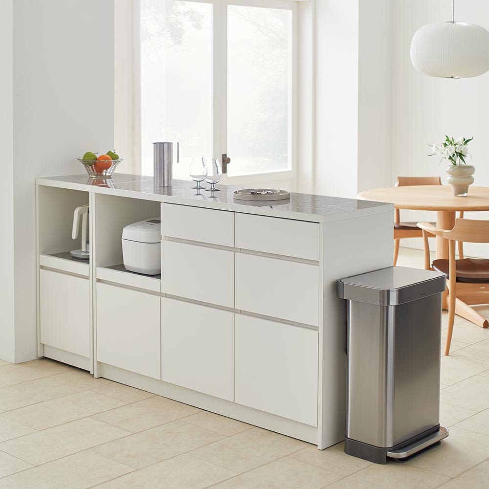 Granite/グラニト アイランド間仕切りキッチンカウンター幅140cm 家電