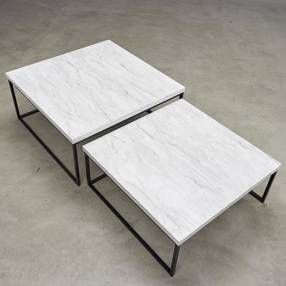 Marbrim/マーブリム 大理石調テーブルシリーズ ネストセンターテーブル