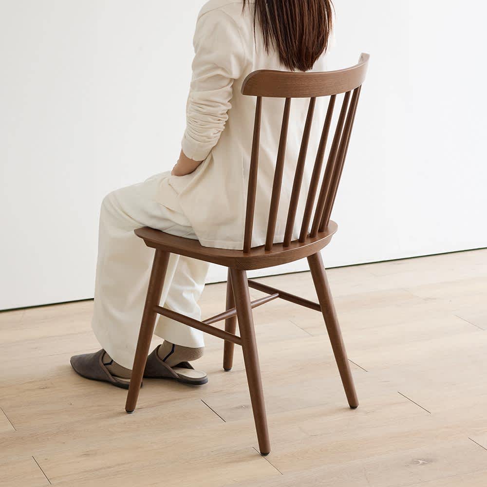 ウィンザーチェア（ベーシックカラー）曲げ木ダイニングチェア［チェコ