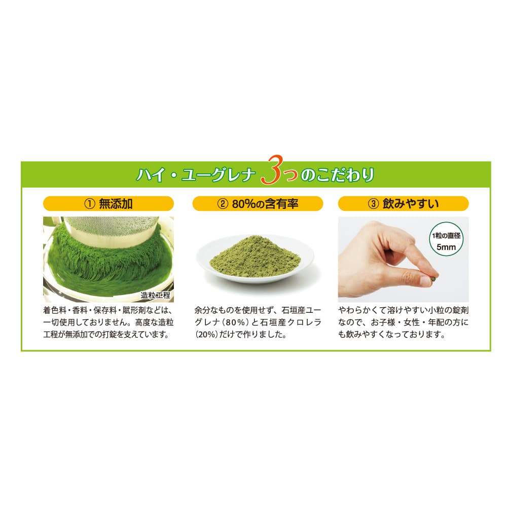 ハイ・ユーグレナ （360粒） 2本セット 通販 - ディノス