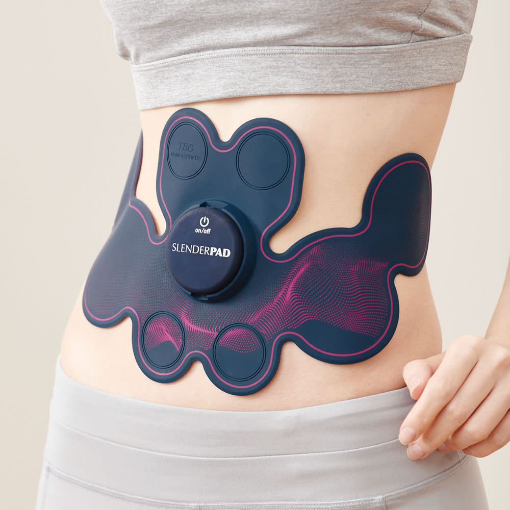 TBC スレンダーパッド2DX専用 交換用ジェルパッド（楕円形4枚・丸形4枚