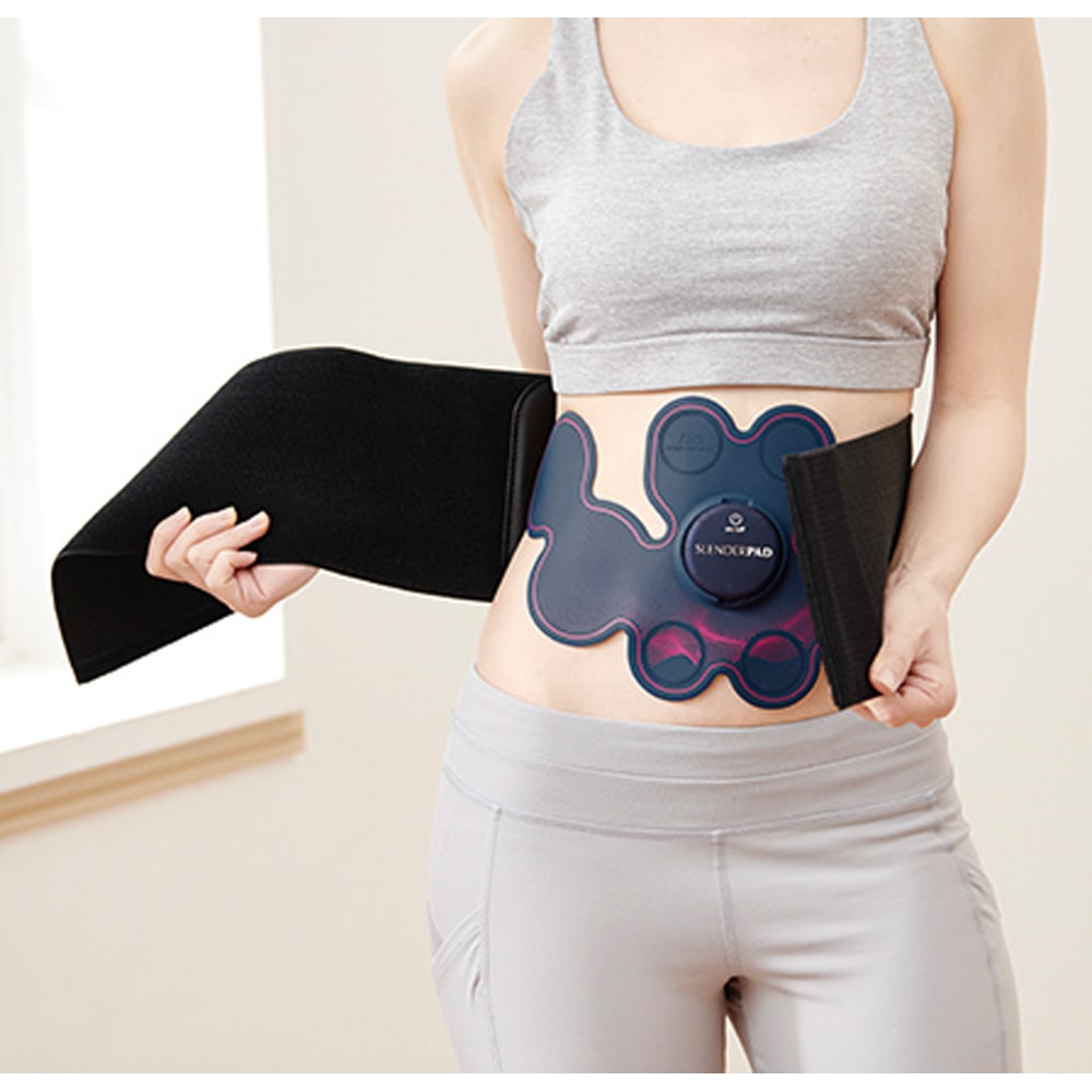 TBC スレンダーパッド2DX専用 交換用ジェルパッド（楕円形4枚・丸形4枚