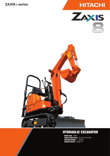 ZX8-2 - HITACHI Construction Machinery - PDF Catalogs | Technical