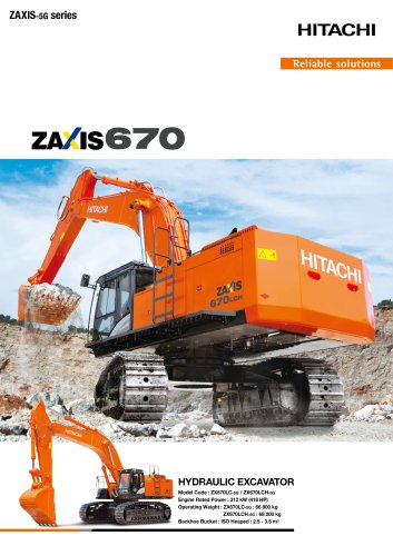 ZX 670LC - HITACHI Construction Machinery - PDF Catalogs