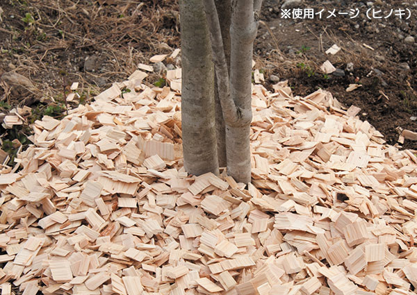 園芸ネット本店｜ヒノキ100％ウッドチップ12～15kg入り 2袋セット