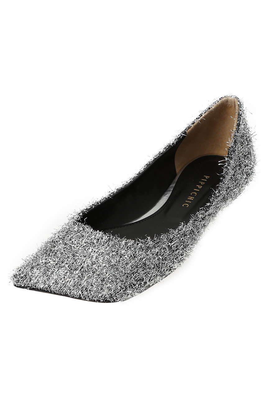 PIPPICHIC(ピッピシック)｜LINDA FLAT ラメフリンジフラットシューズ