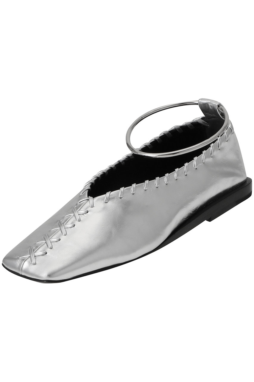 JIL SANDER(ジル サンダー)｜RING メタリック バレリーナ