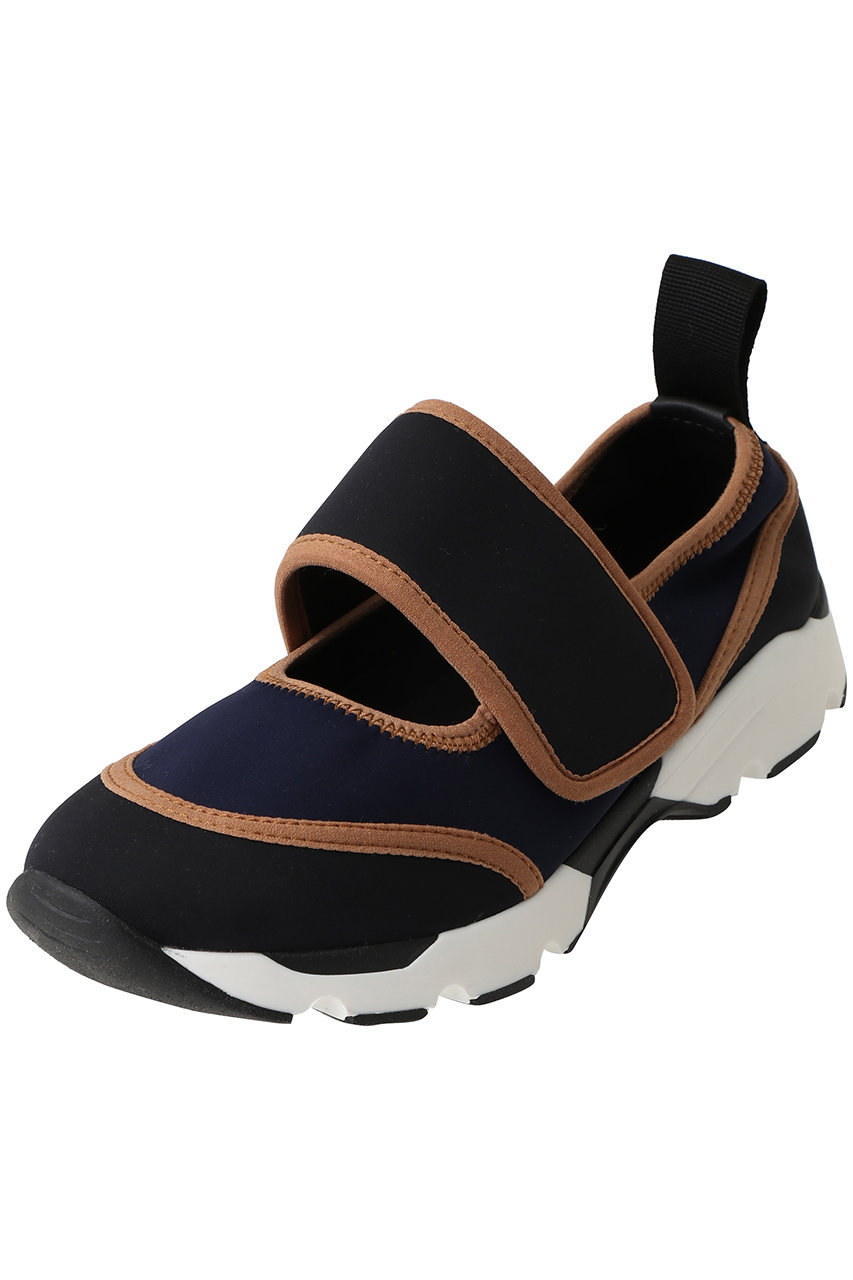 MARNI(マルニ)｜メリージェーンスニーカー/ダークブルー×ブラック の