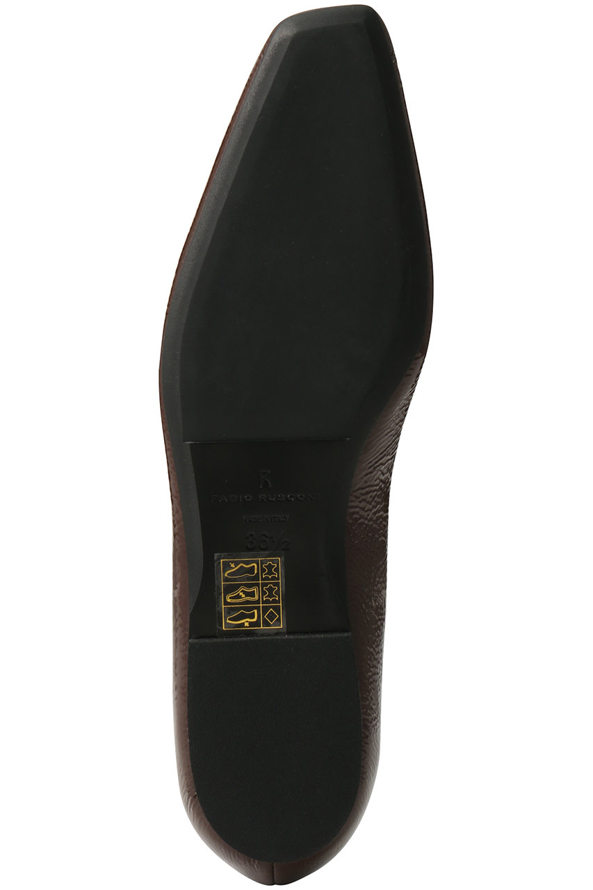 FABIO RUSCONI(ファビオ ルスコーニ)｜ベルト付きパテントフラット