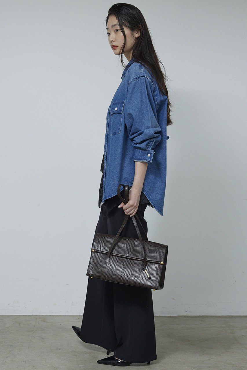 GALLARDAGALANTE(ガリャルダガランテ)｜デニムシャツ/ブルー の通販