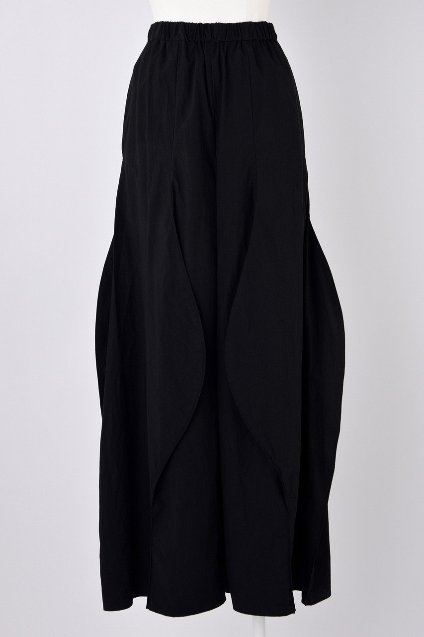 ENFOLD(エンフォルド)｜WAVE DRAPETROUSERS/パンツ/ブラック の通販
