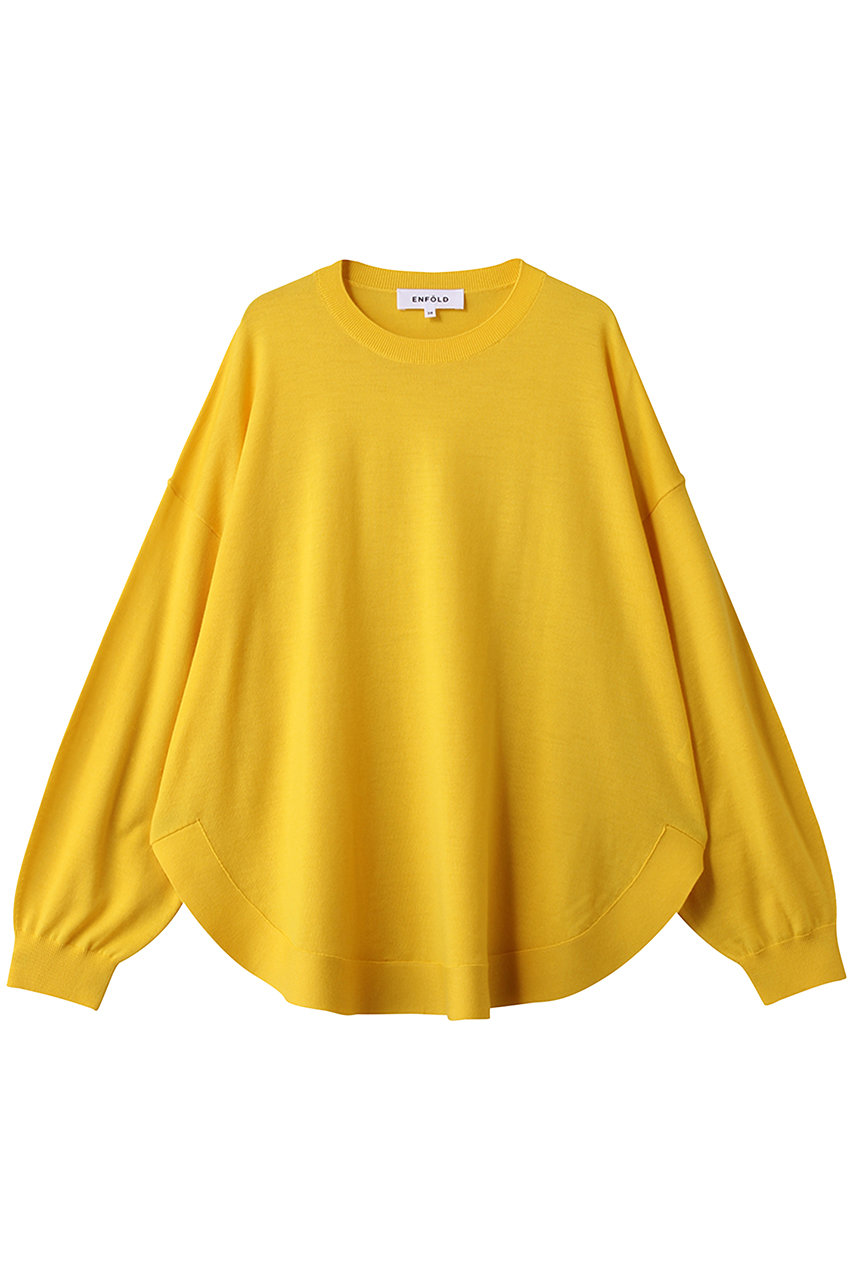 ENFOLD(エンフォルド)｜CIRCLE PULLOVER/プルオーバー/イエロー の通販