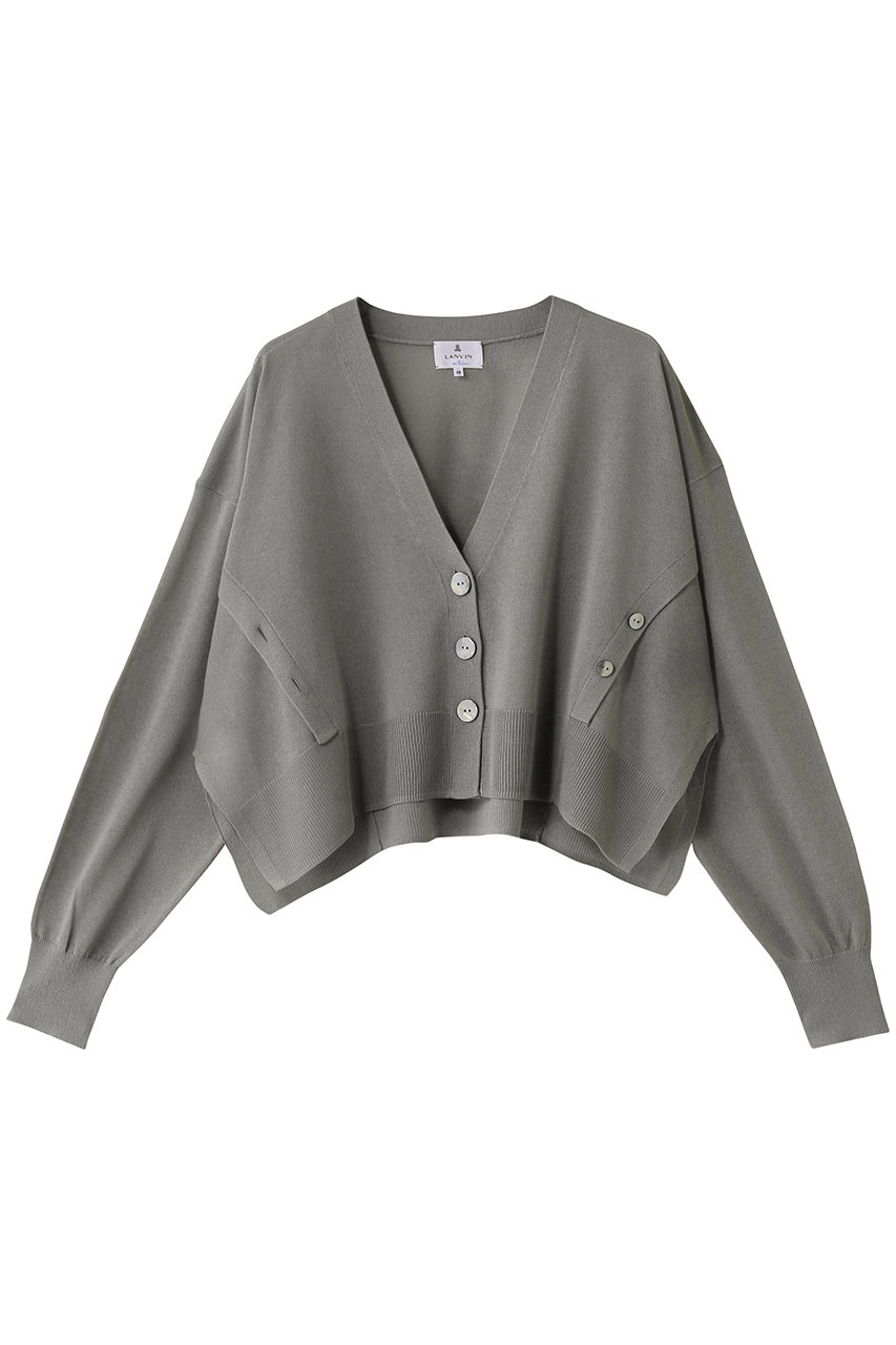 ランバンオンブルー LANVIN en Bleu チュールカーディガン レディース