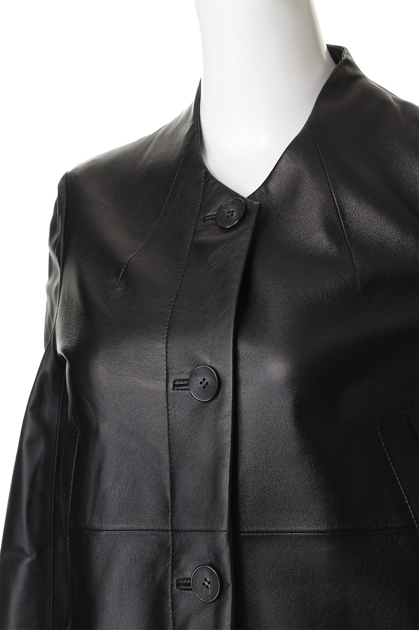 LANVIN en Bleu(ランバン オン ブルー)｜ラムレザーショートジャケット