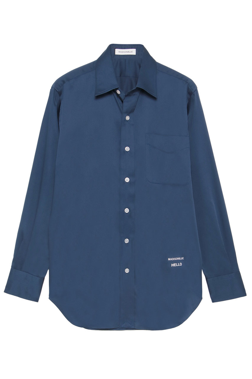 MADISONBLUE(マディソンブルー)｜TRANE L/S SHIRT SATIN サテンロング